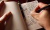 Writing in a journal